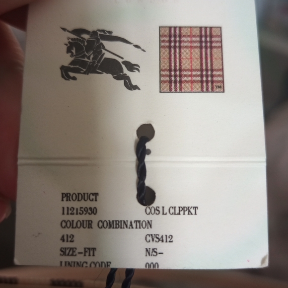 Fab! Rare NWT LARGE Burberry Novacheck Canvas & Leather Tote (Vintage Deadstock) - Picture 7 of 16